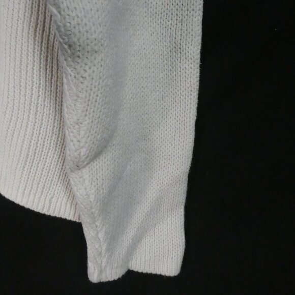 GAP | xl - extra large | White Crewneck Sweater With Dark Navy Blue Stripe - Picture 8 of 15